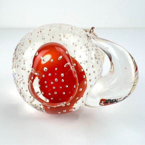 Clear Glass Elephant Paper Weight - Picture 3 of 8